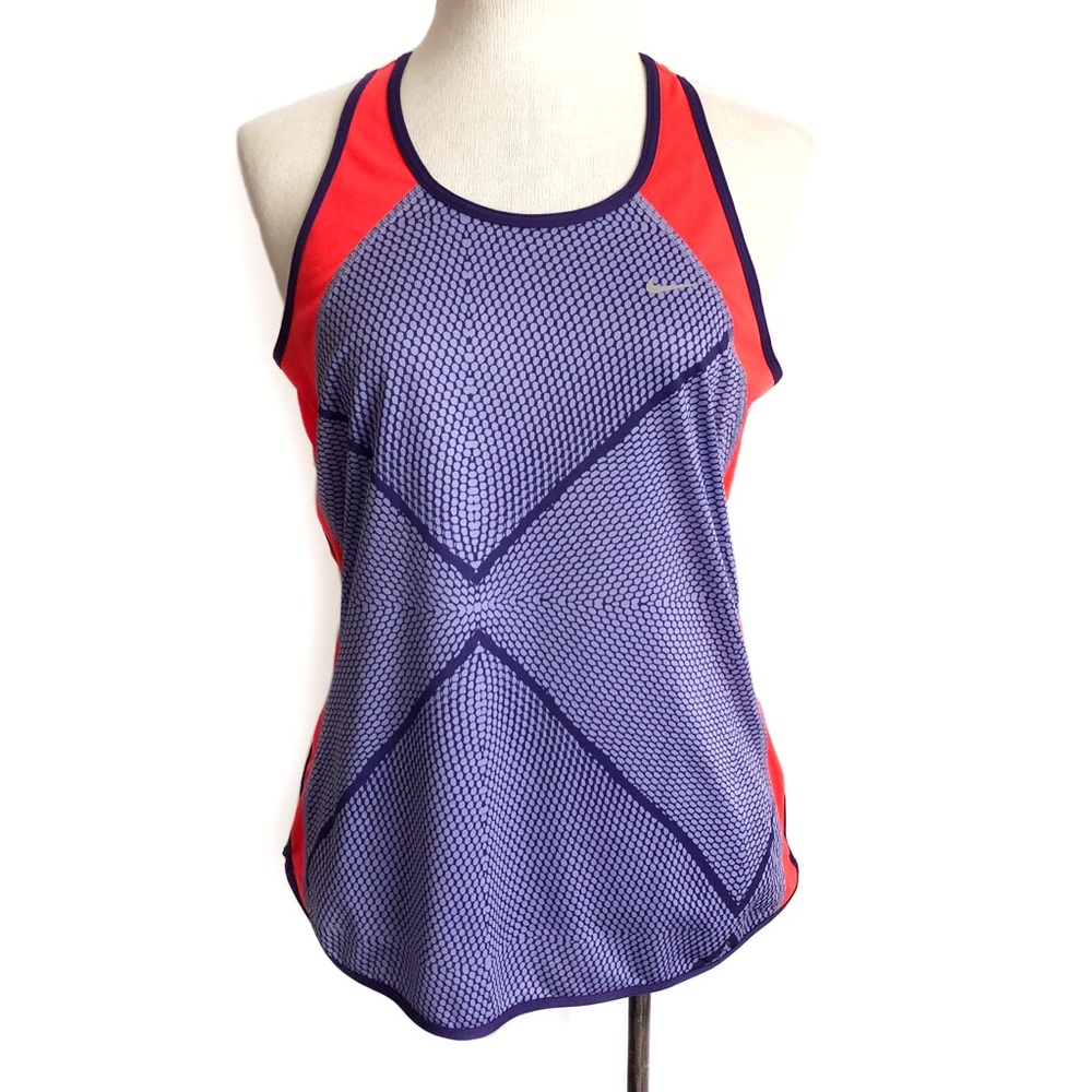 Nike Purple & Orange Dri-Fit Tank